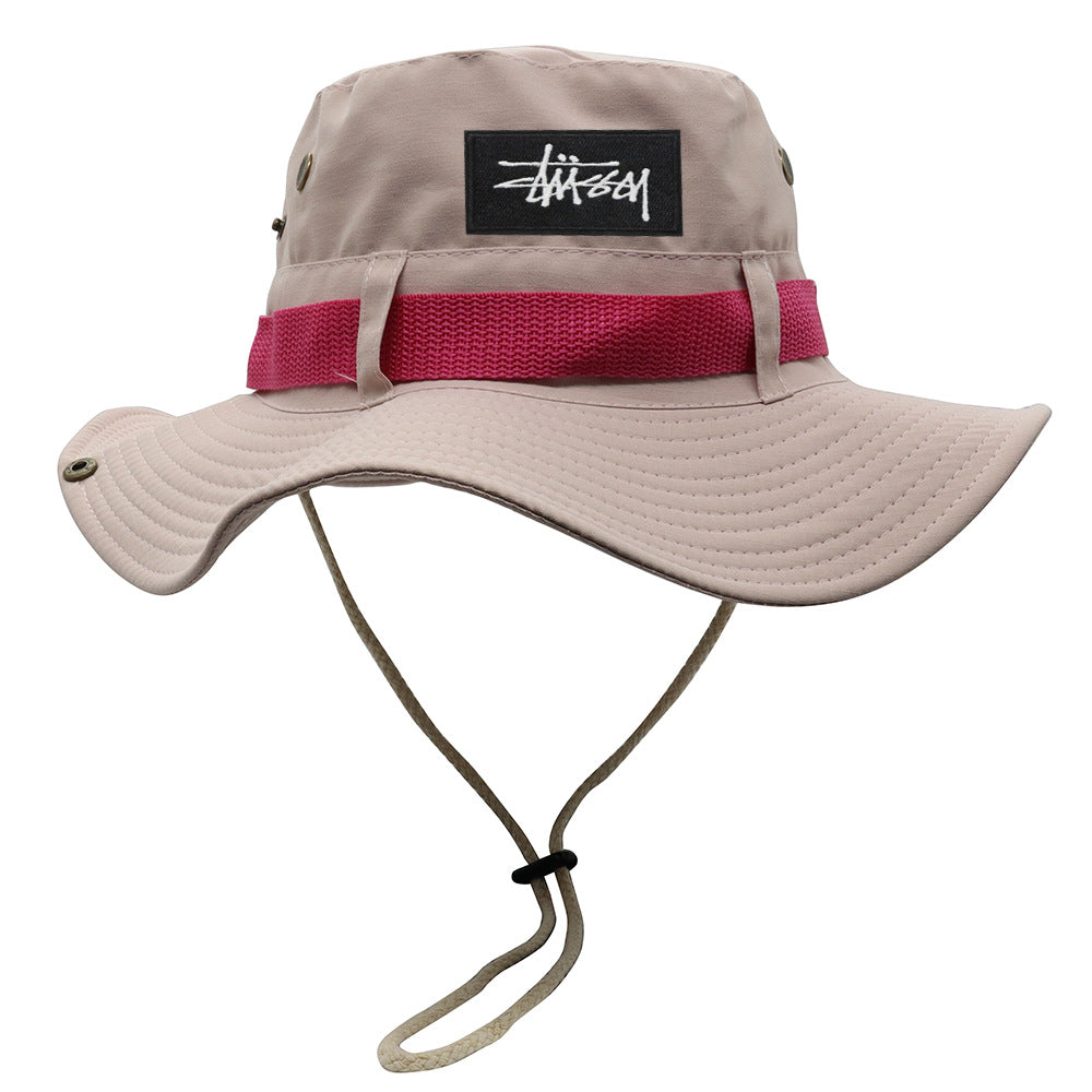 Stussy Hat Men's and Women's Summer Breathable Sun Hat Outdoor