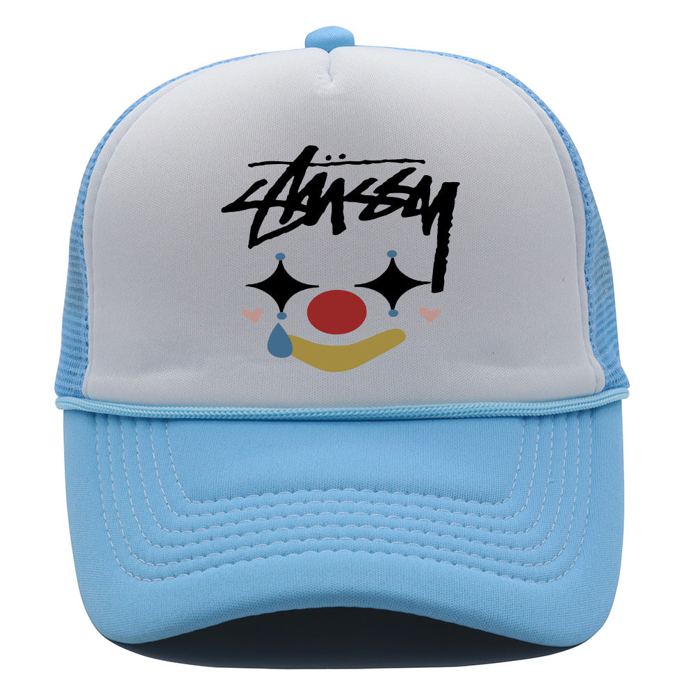 Stussy Hat Personality Fashion Printed Baseball Cap Outdoor Leisure Shade Sun Protection