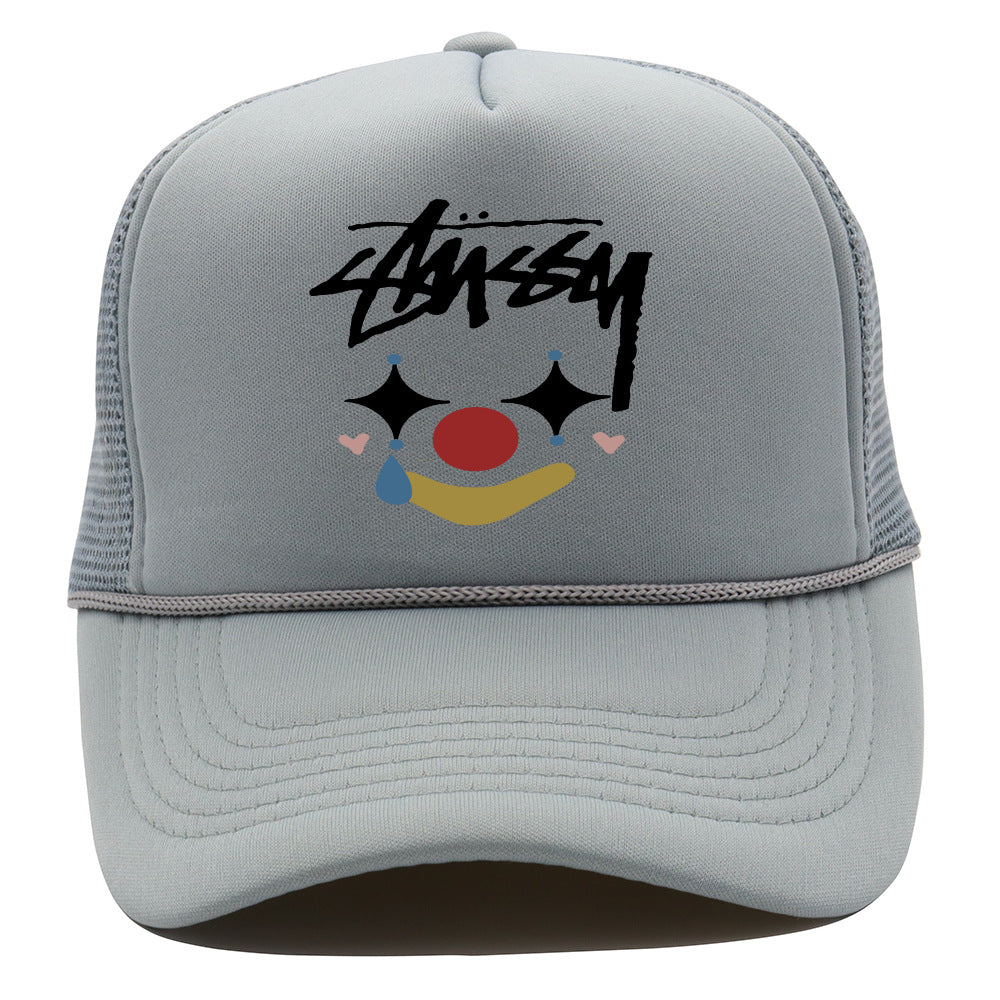 Stussy Hat Personality Fashion Printed Baseball Cap Outdoor Leisure Shade Sun Protection