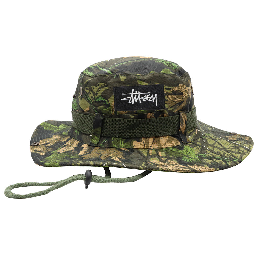 Stussy Hat Men's and Women's Summer Breathable Sun Hat Outdoor